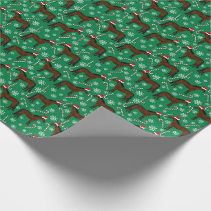 Papel De Regalo Navidades de caballos