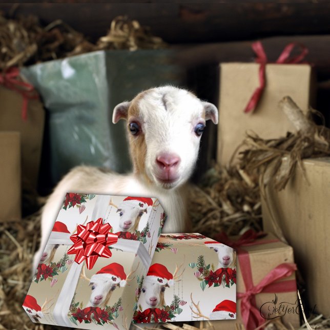Papel De Regalo Navidades de cabra adorables niños de LaMancha en  (Subido por el creador)
