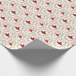 Papel De Regalo Navidades de cachiporras de ciruela de azúcar