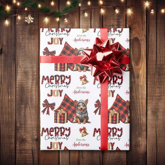 Papel De Regalo Navidades de cachorros de búfalo de ganado austral (Subido por el creador)