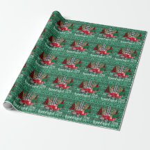 Navidades de Camión Rojo Vintage de Ros de Sweater