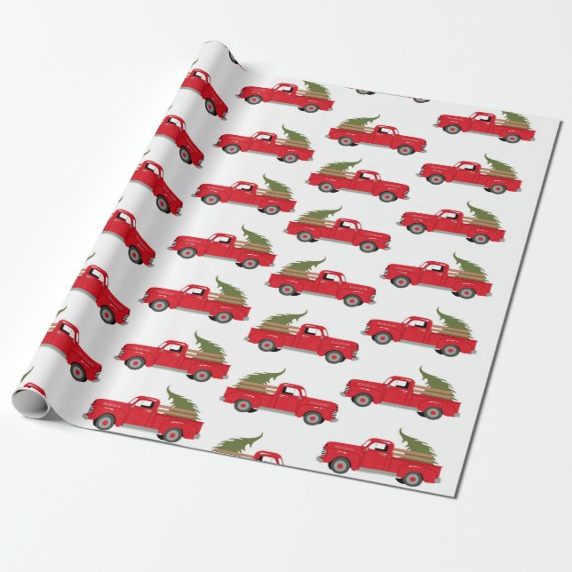Papel De Regalo Navidades de camioneta (Desenrollado)