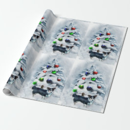 Papel De Regalo Navidades de Cardigan Welsh Corgi