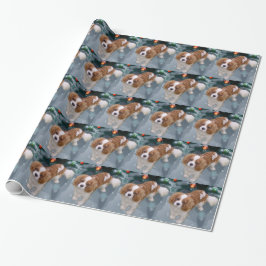 Papel De Regalo Navidades de Cavalier King Charles Spaniel