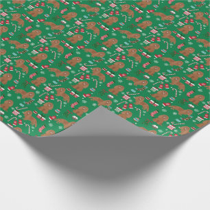 Papel De Regalo Navidades de Cavalier King Charles Spaniel Ruby