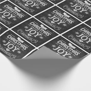 Papel De Regalo Navidades de Chalkboard Joy