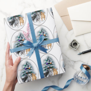 Papel De Regalo Navidades de Chihuahua Lovers