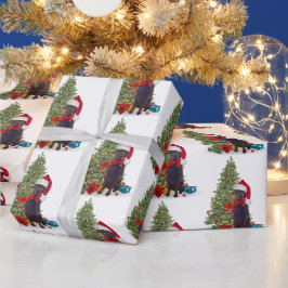 Papel De Regalo Navidades de Chocolate Lab