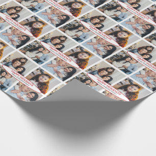 Papel De Regalo Navidades de Collage de fotos personalizadas por p
