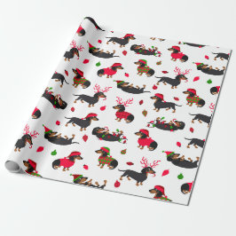 Papel De Regalo Navidades de color blanco