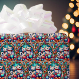 Papel De Regalo Navidades de color lindo Patrón de vidrio manchado