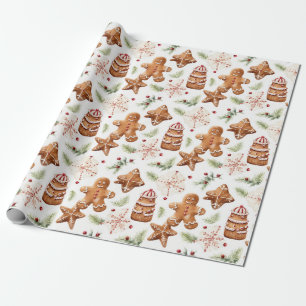 Papel De Regalo Navidades de Cuta Gingerbread