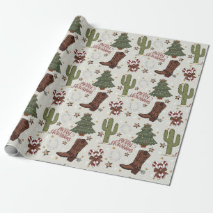 Papel De Regalo Navidades de Cute Cowboy