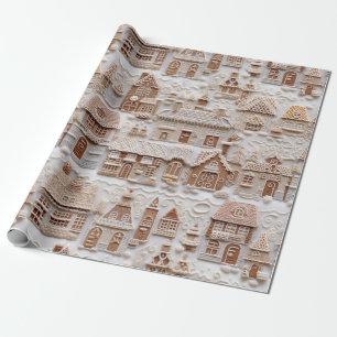 Papel De Regalo Navidades de Cute Gingerbread