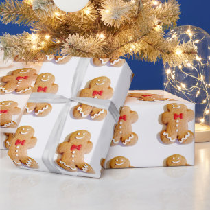 Papel De Regalo Navidades de Cute Gingerbread Man 4Bern
