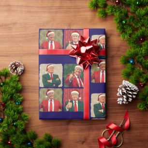 Papel De Regalo Navidades de Donald Trump divertidos