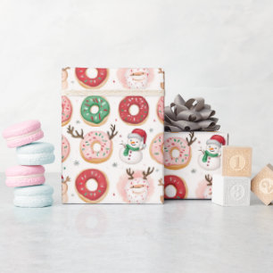 Papel De Regalo Navidades de Doughnut y Sweets