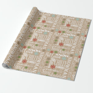 Papel De Regalo Navidades de escritura pekinés/tan divertidos envo