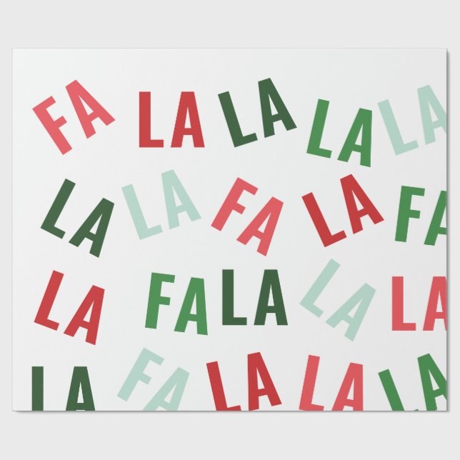 Papel De Regalo Navidades de FaLaLaLa (Superficie plana)