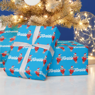 Papel De Regalo Navidades de Florida Santa Manatee