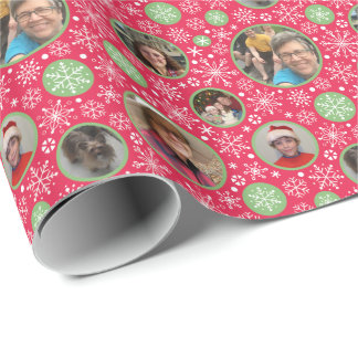 Papel De Regalo Navidades de fotografía del Personalizado de copos
