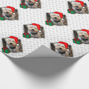 Papel De Regalo Navidades de fotografía personalizado Santa Hat Ma