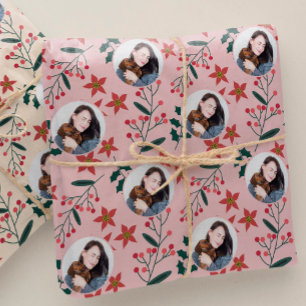 Papel De Regalo Navidades de fotos rosadas de época