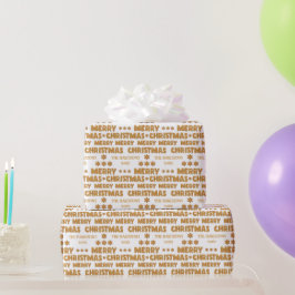 Papel De Regalo Navidades de Gingerbread Cookies Nombre Alfabeto