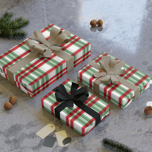 Papel De Regalo Navidades de Gingham Checkered