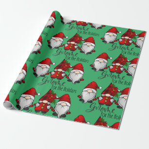 Papel De Regalo Navidades de Gnome Holiday