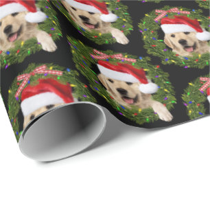 Papel De Regalo Navidades de Golden Retriever