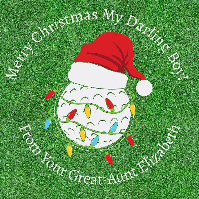 Papel De Regalo Navidades de Golfball personalizados (Subido por el creador)