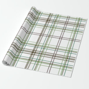 Papel De Regalo Navidades de granjas verdes y rojas