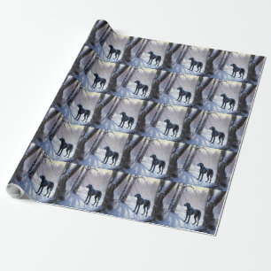 Papel De Regalo Navidades de Great Dane Let It Snow