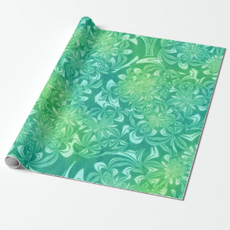 Papel De Regalo Navidades de Green Swirly
