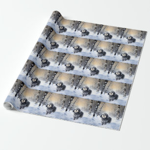 Papel De Regalo Navidades de Havanese Let It Snow