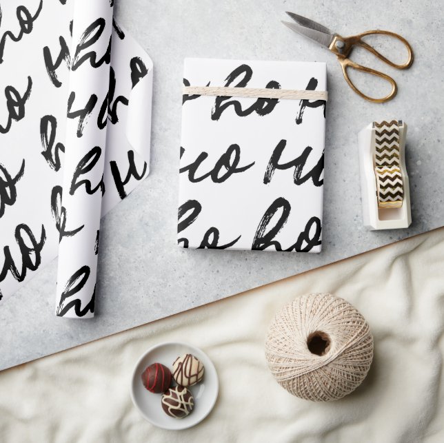 Papel De Regalo Navidades de Ho Ho Ho Ho Ho Ho son Minimalistas mo (Artesanía)