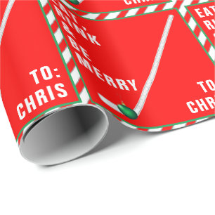 Papel De Regalo Navidades de hockey personalizados regalo de vacac