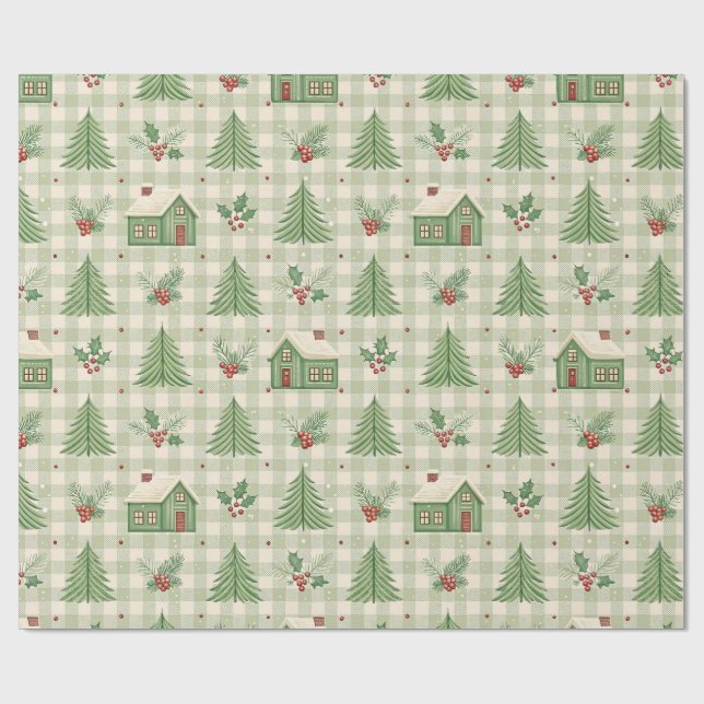 Papel De Regalo Navidades de Holly Hearth (Superficie plana)