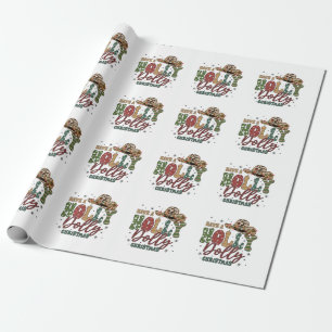 Papel De Regalo Navidades de Holly Jolly
