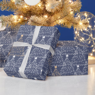 Papel De Regalo Navidades de invierno de la Marina