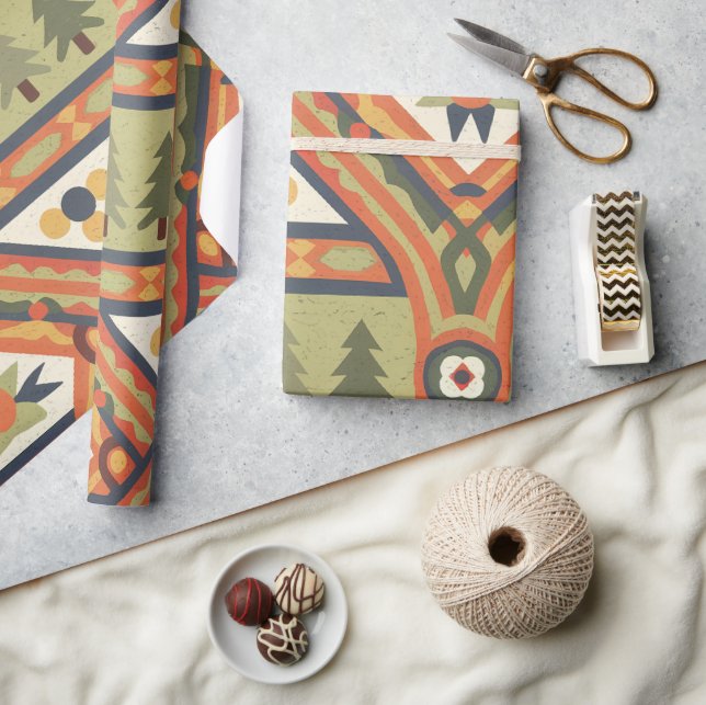 Papel De Regalo Navidades de islas justas 6 (Artesanía)