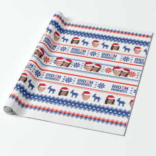 Papel De Regalo Navidades de Joe y Kamala