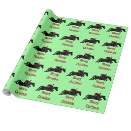 Papel De Regalo Navidades de jumper de caballo
