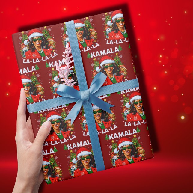 Papel De Regalo Navidades de Kamala Harris 2024 (Subido por el creador)
