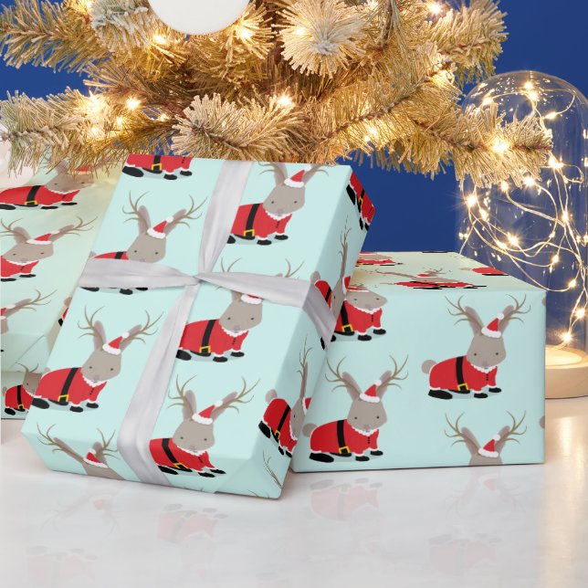 Papel De Regalo Navidades de la Novedad verde claro de Santa Jacka (Vacaciones)