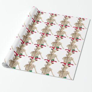 Papel De Regalo navidades de la pesadilla del esqueleto