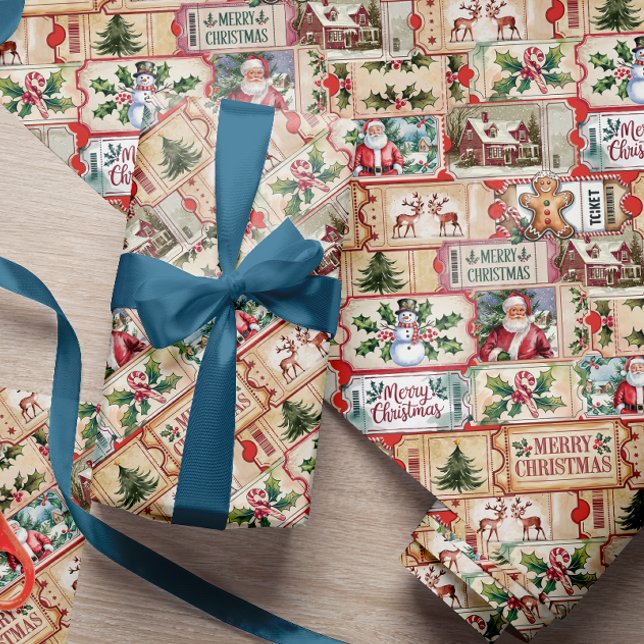 Papel De Regalo Navidades de la taquilla de sello de época (Subido por el creador)