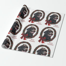 Papel De Regalo Navidades de Labradoodle