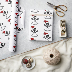 Papel De Regalo Navidades de Lacrosse Sticks